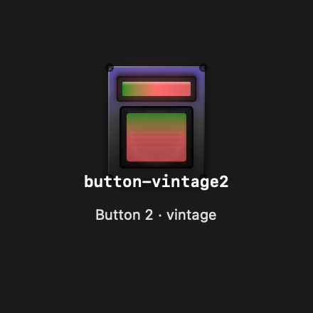 Button Vintage2 rendered Tandem component