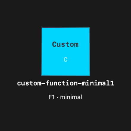 Custom Function Minimal1 rendered Tandem component