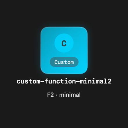 Custom Function Minimal2 rendered Tandem component