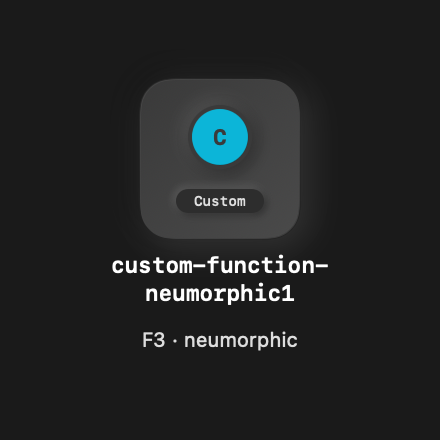 Custom Function Neumorphic1 rendered Tandem component