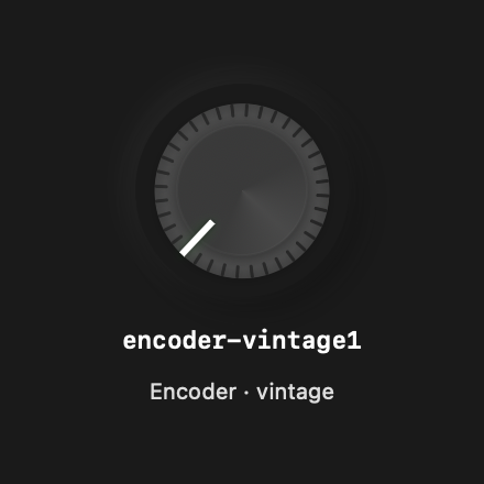 Encoder Vintage1 rendered Tandem component