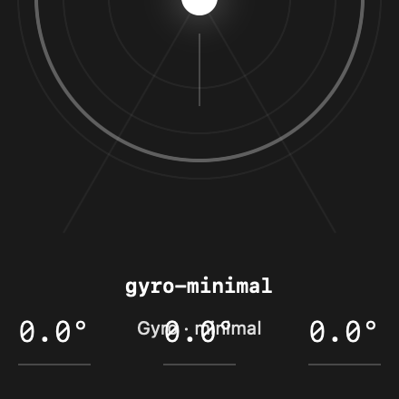 Gyro Minimal rendered Tandem component