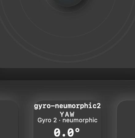 Gyro Neumorphic2 rendered Tandem component