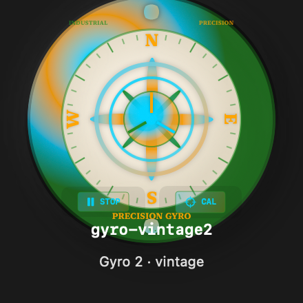 Gyro Vintage2 rendered Tandem component