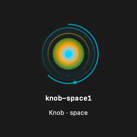 Knob Space1 rendered Tandem component