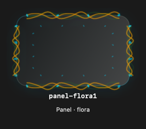 Panel Flora1 rendered Tandem component