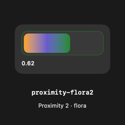 Proximity Flora2 rendered Tandem component