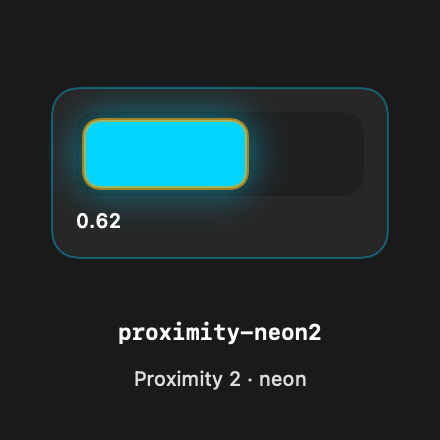 Proximity Neon2 rendered Tandem component
