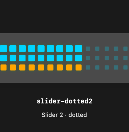 Slider Dotted2 rendered Tandem component