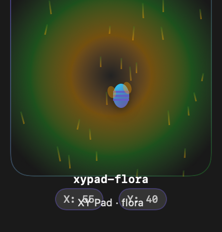 Xypad Flora rendered Tandem component