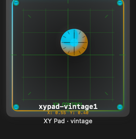 Xypad Vintage1 rendered Tandem component